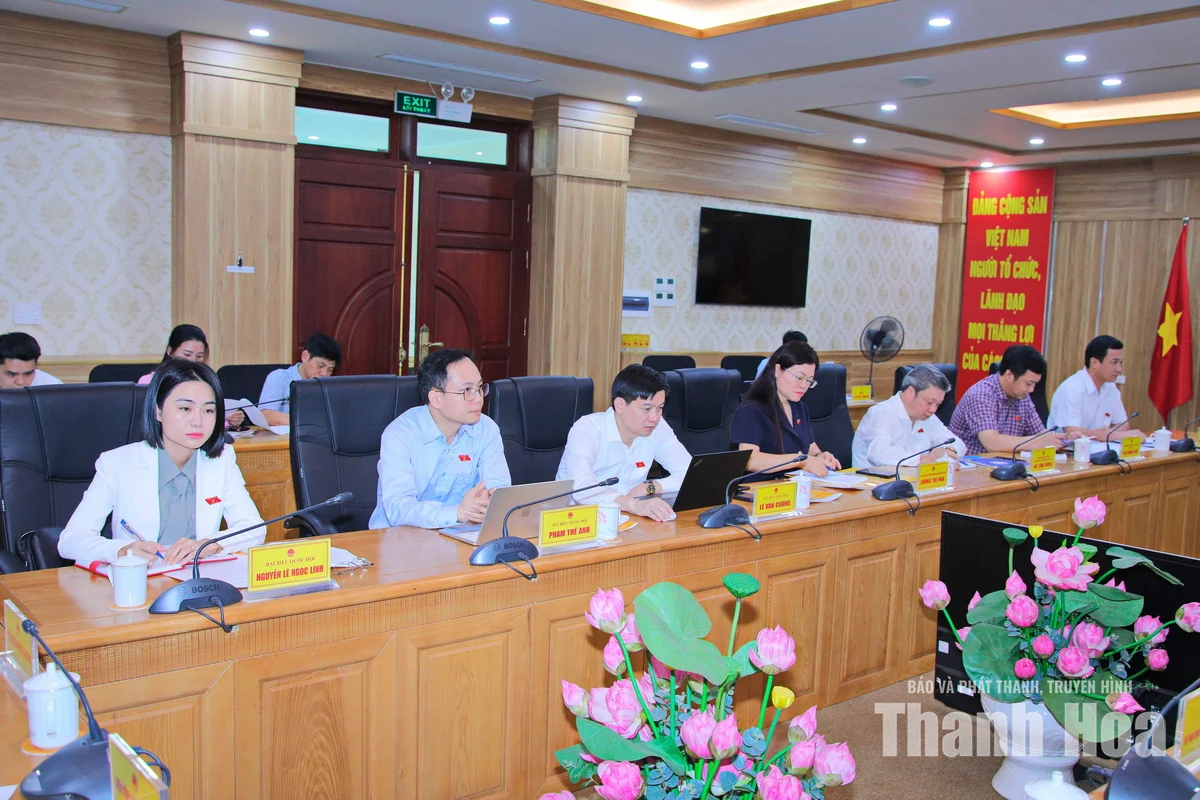 Đoàn ĐBQH tỉnh làm việc với UBND, Ủy ban MTTQ tỉnh và các cơ quan liên quan trước Kỳ họp thứ hai, Quốc hội khóa XVI