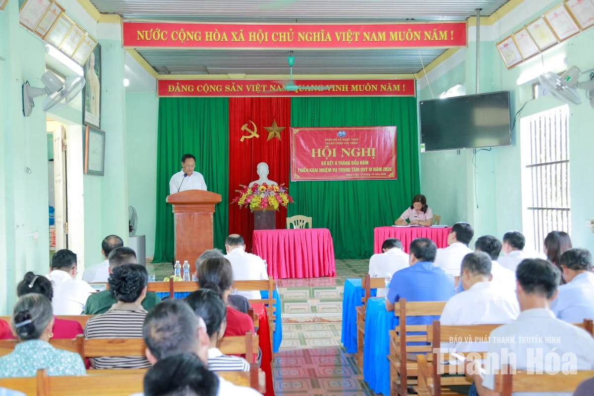 Phó Chủ tịch UBND tỉnh Cao Văn Cường dự sinh hoạt Chi bộ thôn Yên Thịnh
