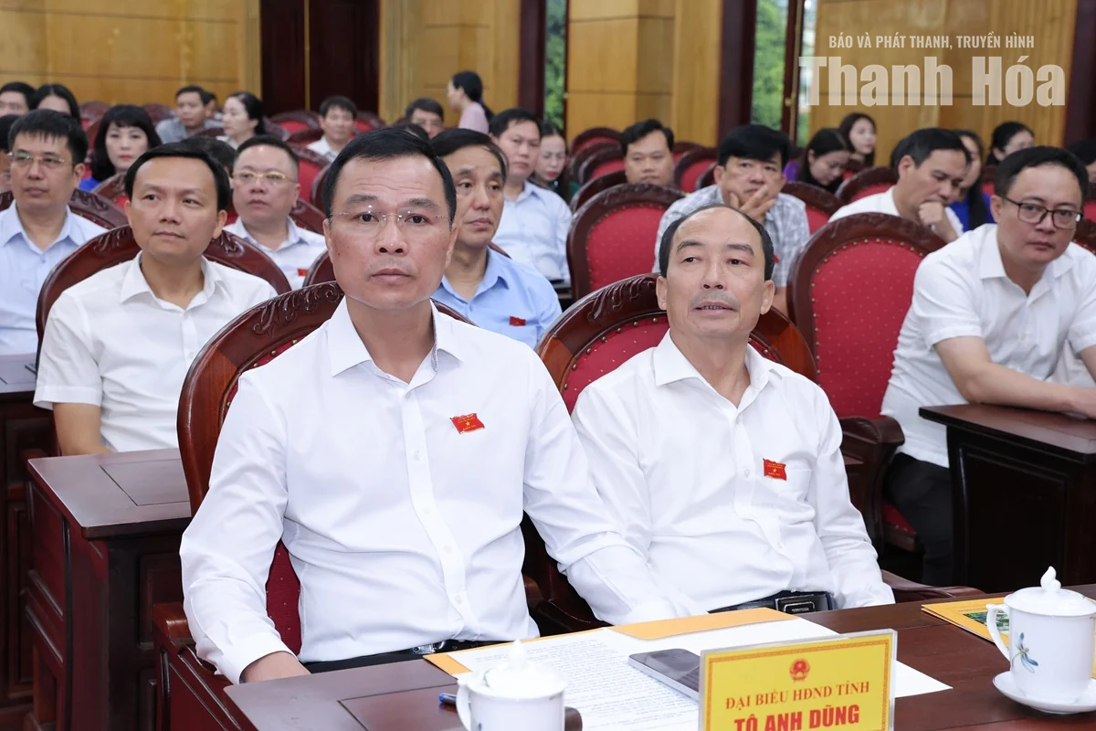 Kỳ họp thứ 7 HĐND tỉnh Thanh Hóa khóa XIX thông qua nhiều nội dung quan trọng