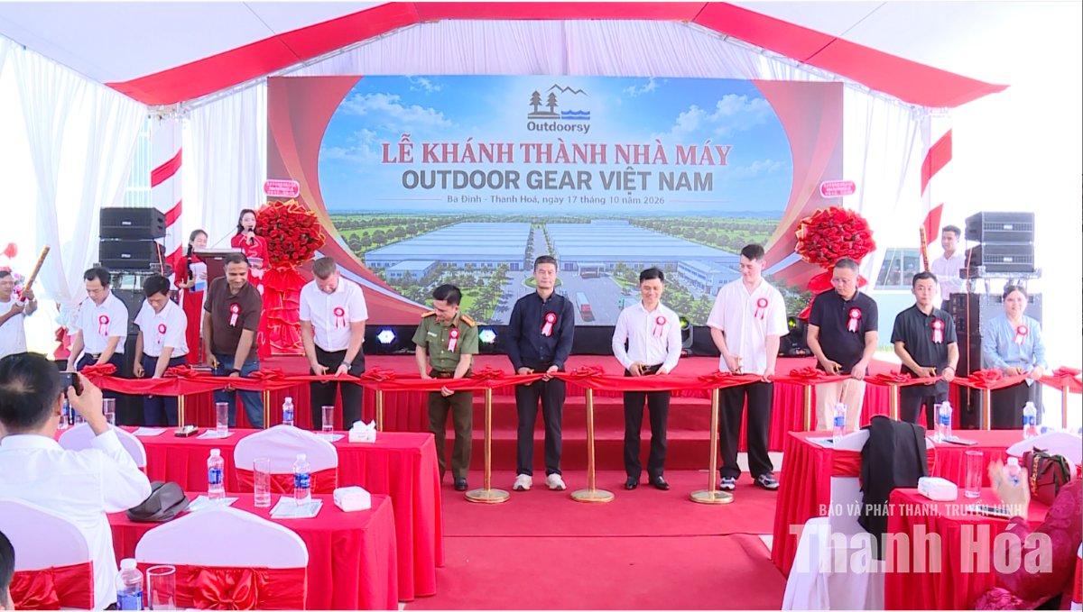 Khánh thành nhà máy sản xuất dụng cụ thể thao tại xã Ba Đình