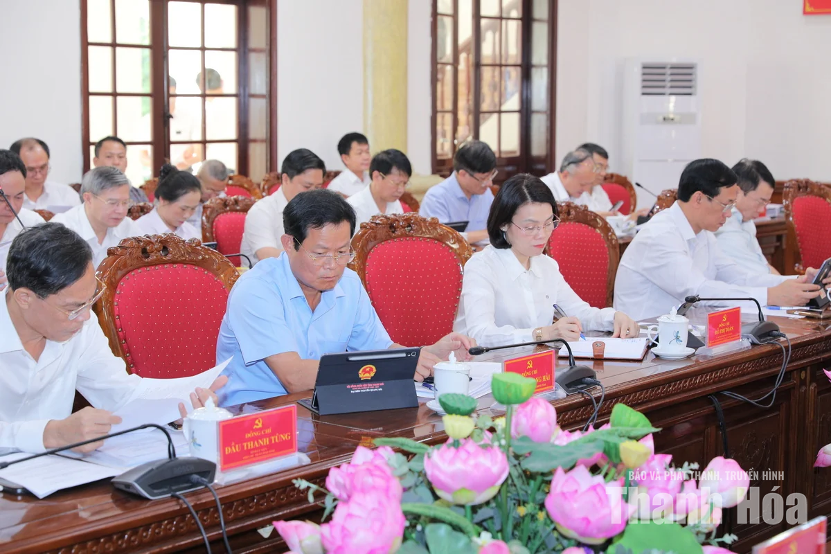 Ban Thường vụ Tỉnh ủy cho ý kiến vào các tờ trình của Ban Thường vụ Đảng ủy UBND tỉnh