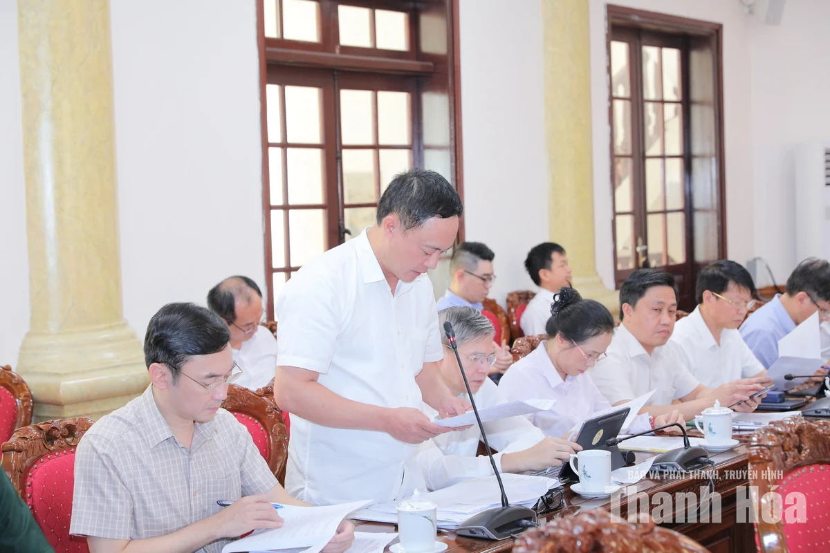 Ban Thường vụ Tỉnh ủy cho ý kiến vào các tờ trình của Ban Thường vụ Đảng ủy UBND tỉnh