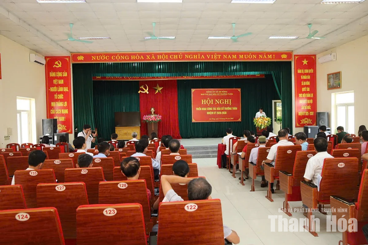 Xã An Nông triển khai công tác bầu trưởng thôn nhiệm kỳ 2026-2030
