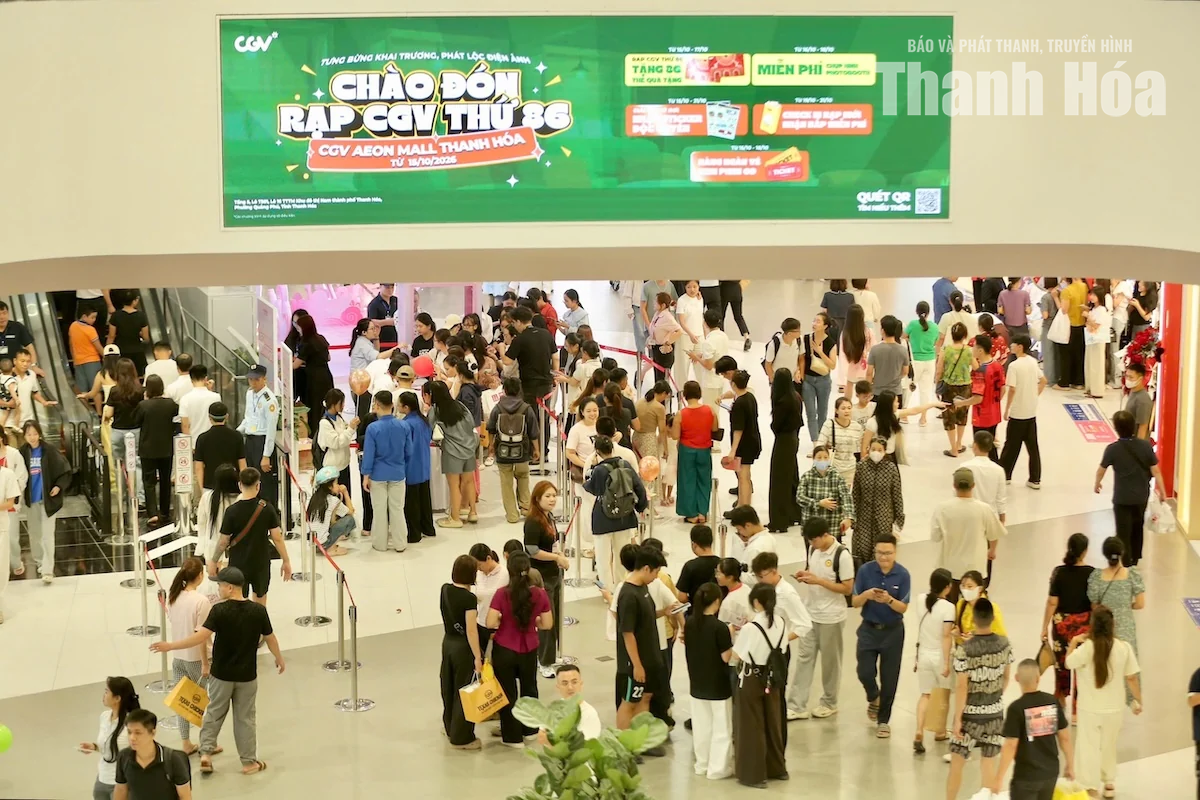 Người dân nô nức trải nghiệm AEON MALL Thanh Hóa ngày đầu mở cửa