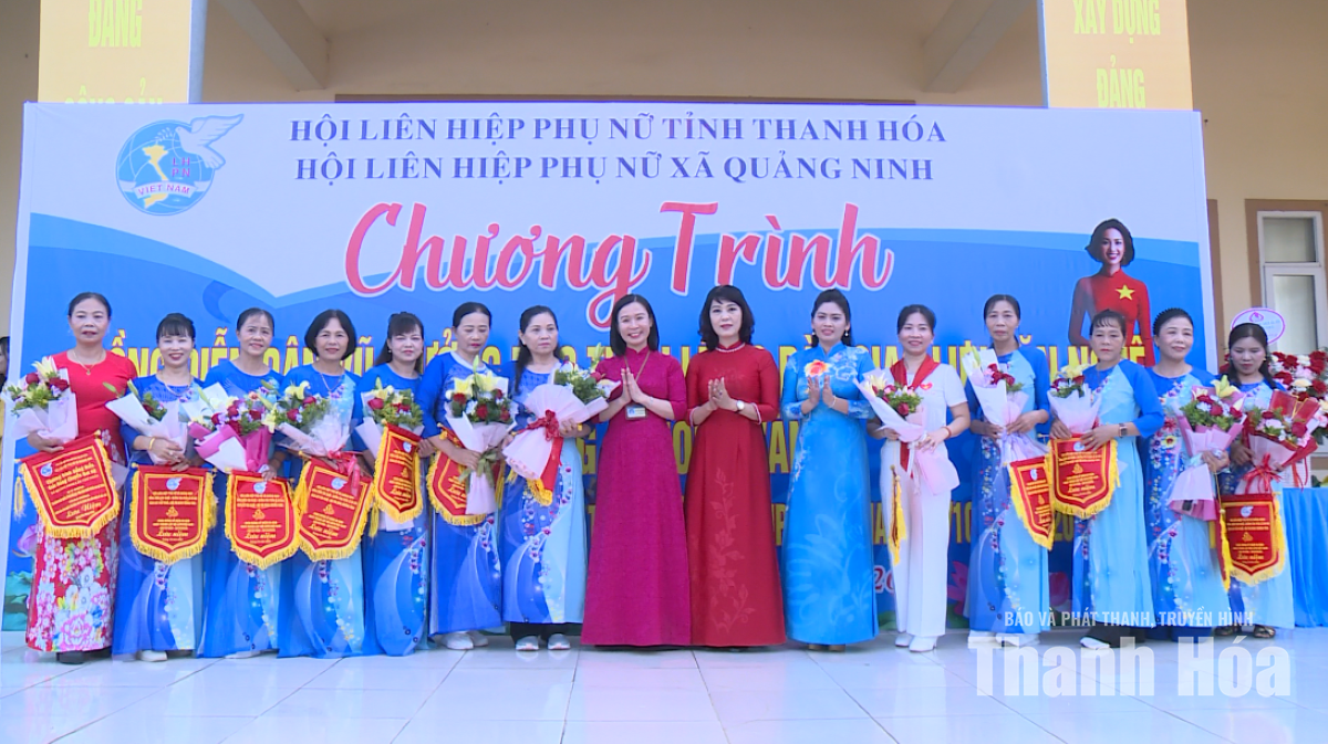 Phụ nữ xã Quảng Ninh sôi nổi chuỗi hoạt động chào mừng Ngày Phụ nữ Việt Nam 20/10