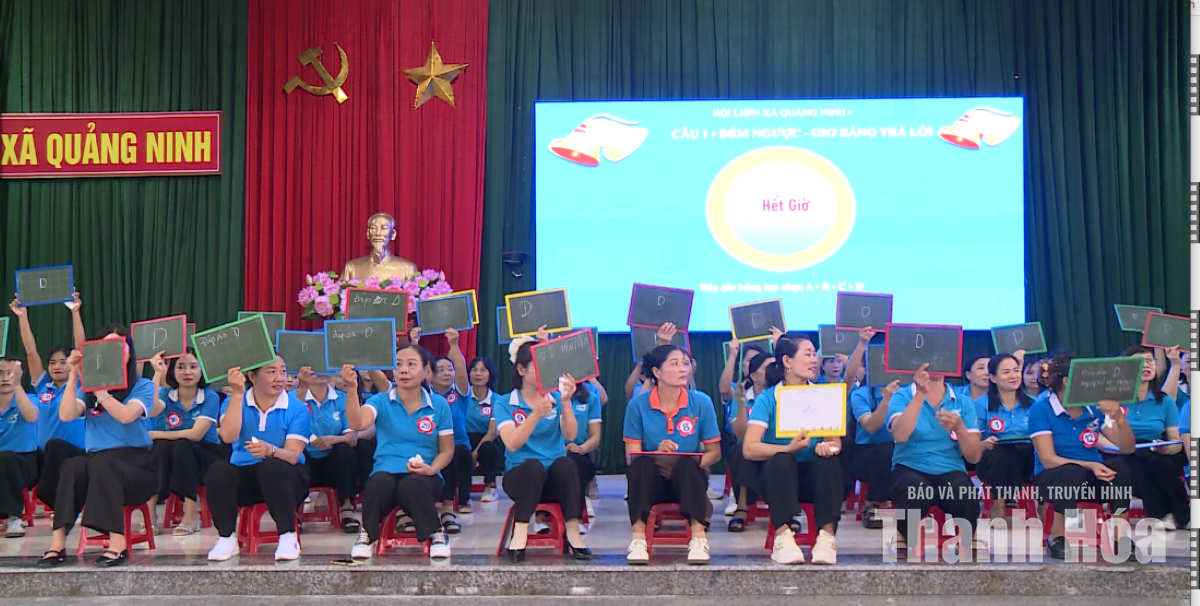 Phụ nữ xã Quảng Ninh sôi nổi chuỗi hoạt động chào mừng Ngày Phụ nữ Việt Nam 20/10