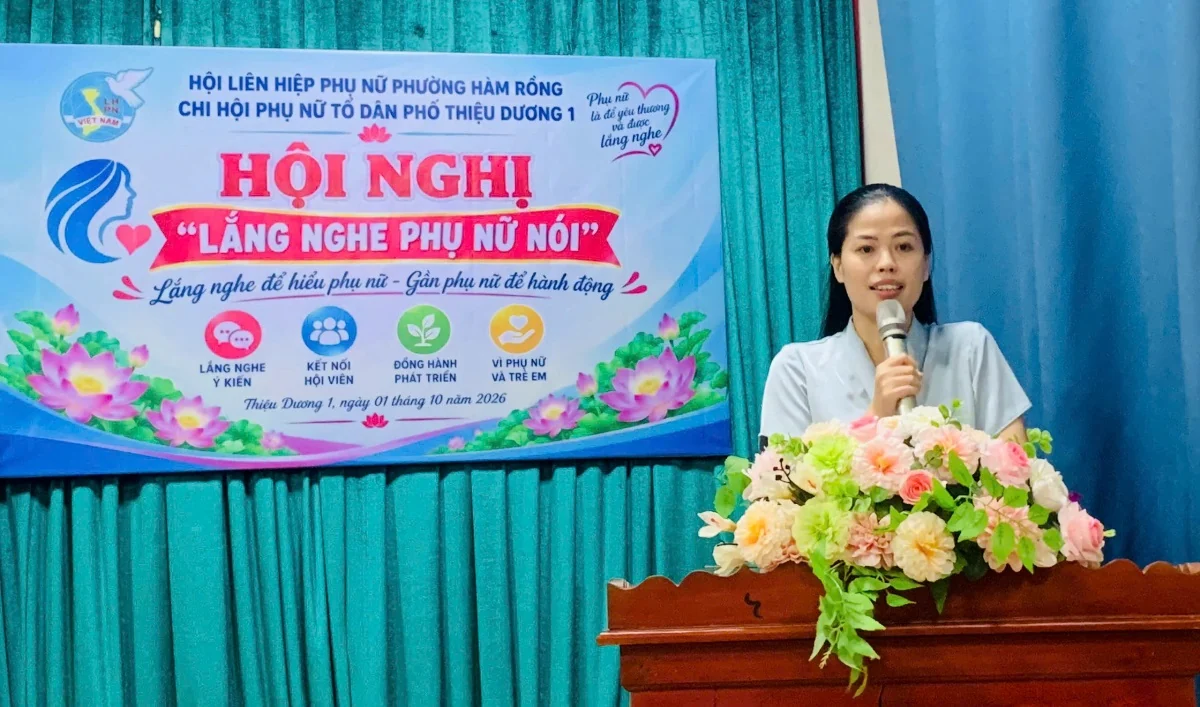 Triển khai “Tháng lắng nghe phụ nữ nói”