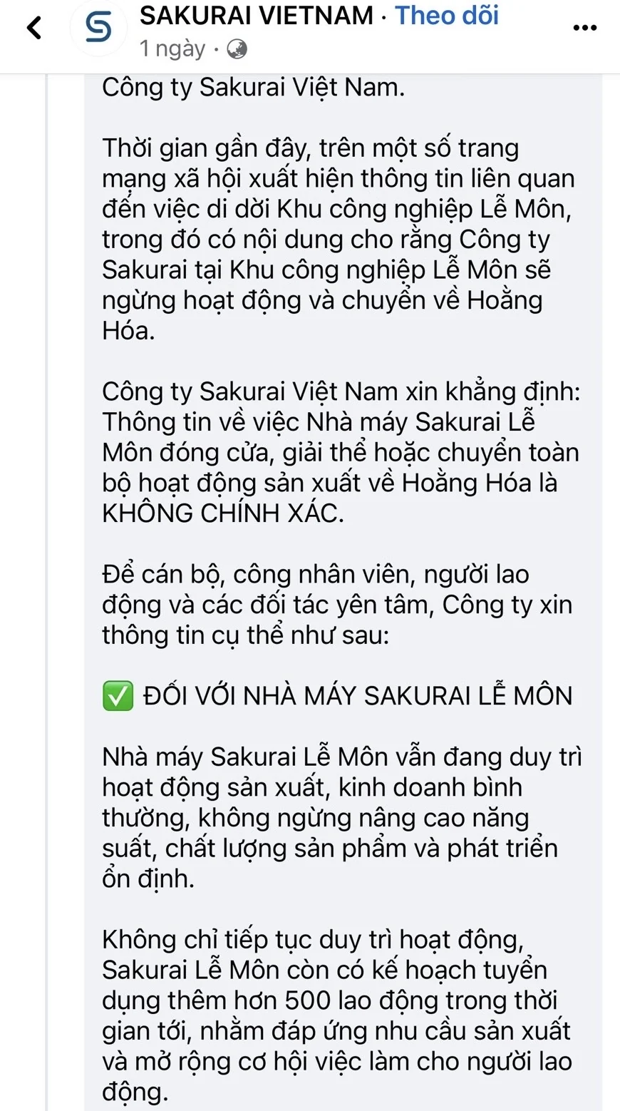 Cảnh giác với thông tin sai lệch về quy hoạch trung tâm hành chính mới và Khu công nghiệp Lễ Môn