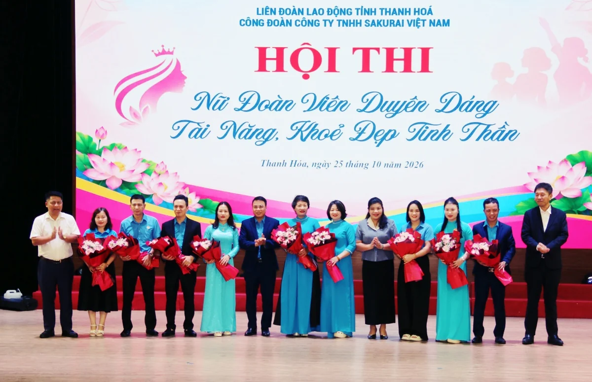 Sôi nổi hội thi “Nữ đoàn viên duyên dáng, tài năng, khỏe đẹp tinh thần”