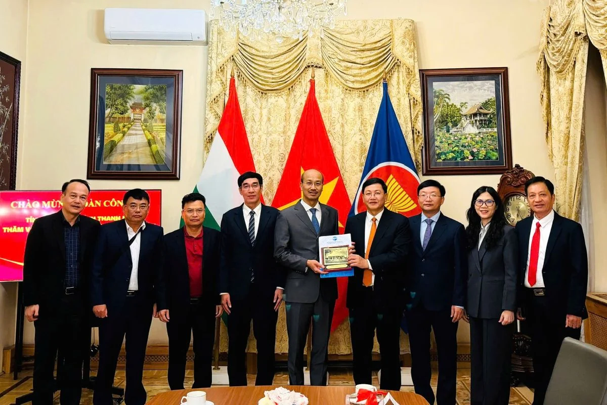 Thanh Hóa mở rộng quan hệ đối tác, tìm kiếm cơ hội đầu tư tại Hungary
