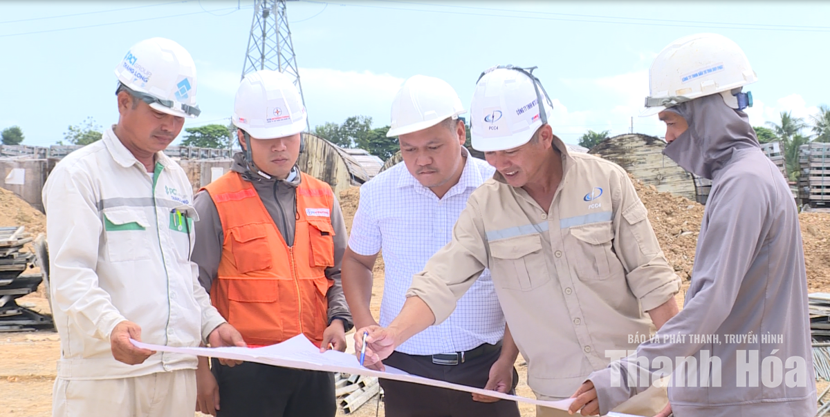 Dồn lực đưa Trạm biến áp 220kV Sầm Sơn và đường dây đấu nối về đích trong tháng 12/2026