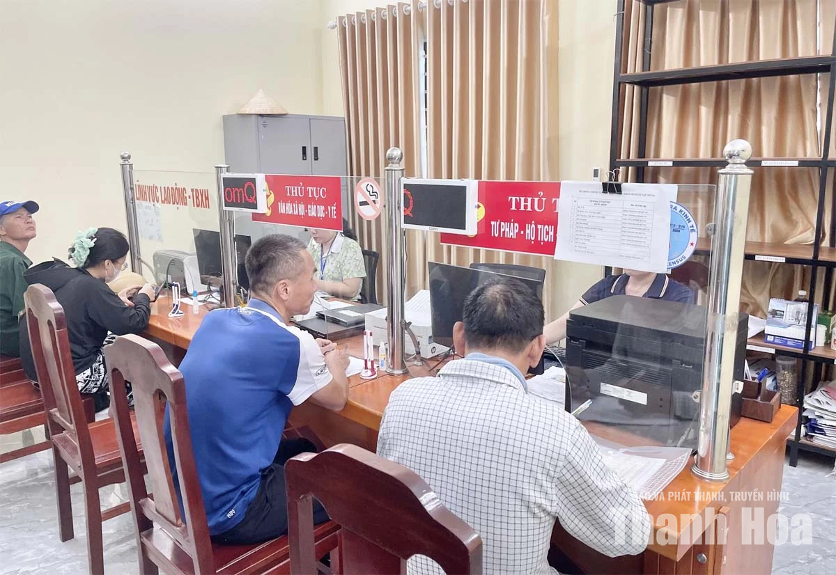 Xã Hoằng Phú lấy đúng hạn làm “thước đo”&nbsp;giải quyết thủ tục hành chính