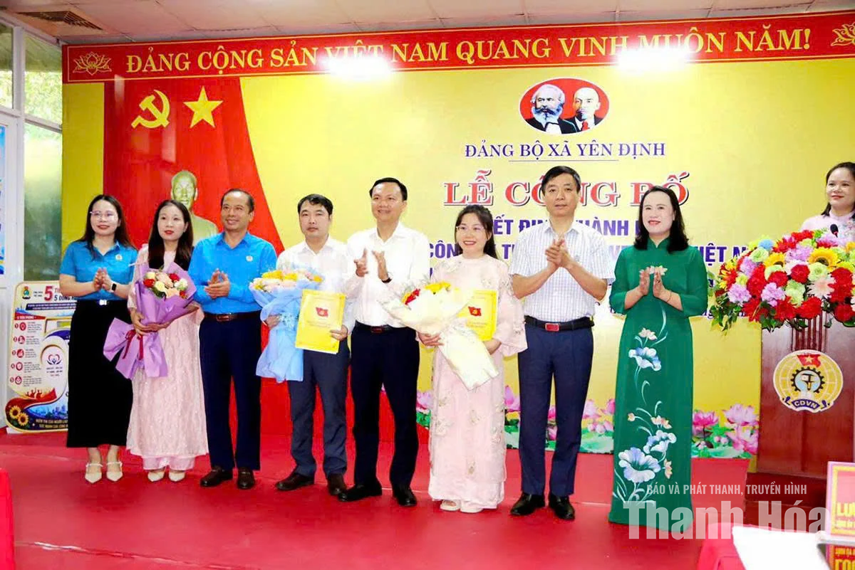 Yên Định phát triển đảng viên&nbsp;trong doanh nghiệp FDI