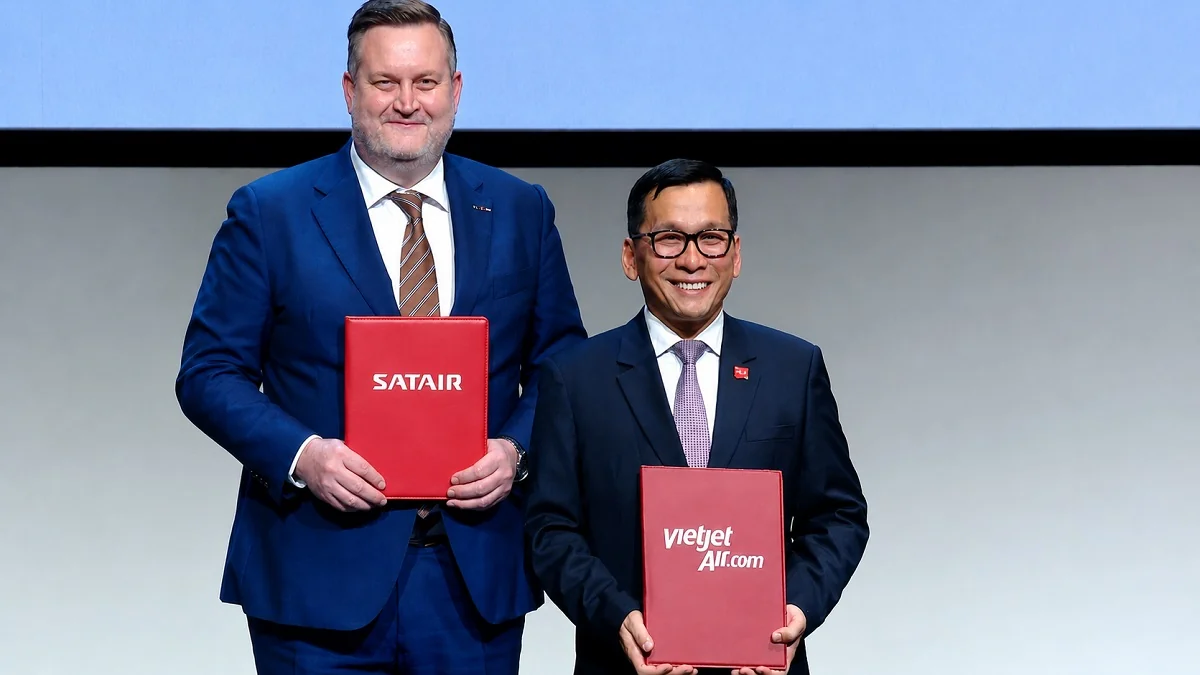 Vietjet và Satair trao thoả thuận chiến lược phát triển chuỗi cung ứng hàng không tại Vietnam