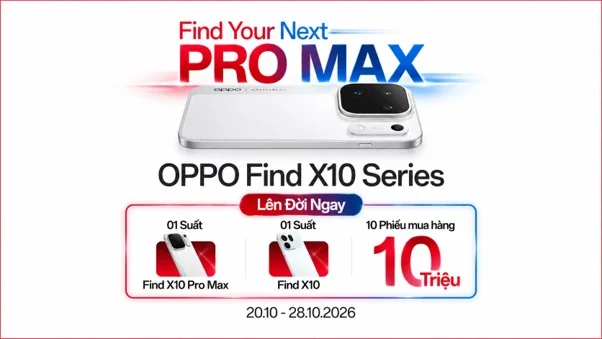 Thu cũ đổi mới OPPO Find X10 Pro Max tại CellphoneS trúng ngay siêu phẩm