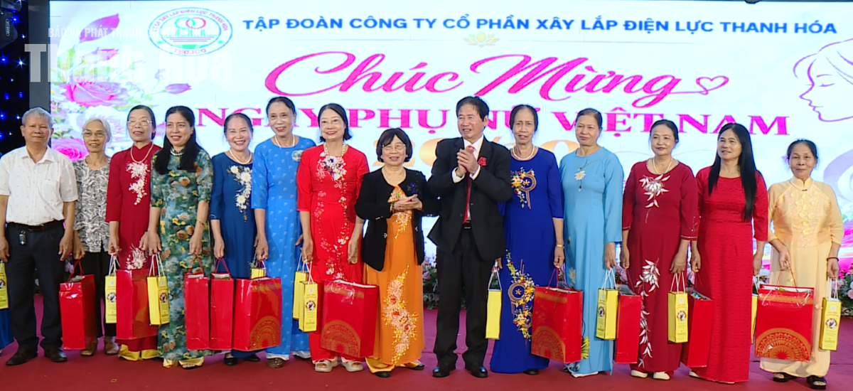 Công ty CP Xây lắp Điện lực Thanh Hóa tôn vinh nữ cán bộ, người lao động