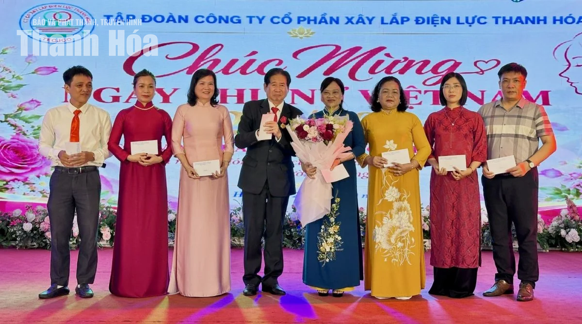 Công ty CP Xây lắp Điện lực Thanh Hóa tôn vinh nữ cán bộ, người lao động