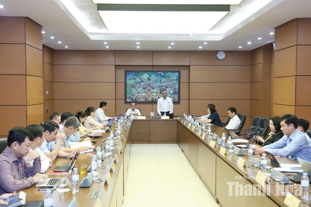 Đại biểu Quốc hội tỉnh Thanh Hoá góp ý vào các dự án luật