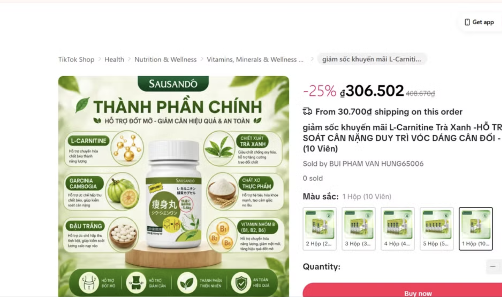 Khẩn trương kiểm tra, xác minh hoạt động kinh doanh thực phẩm chức năng Sausando Slimming capsule