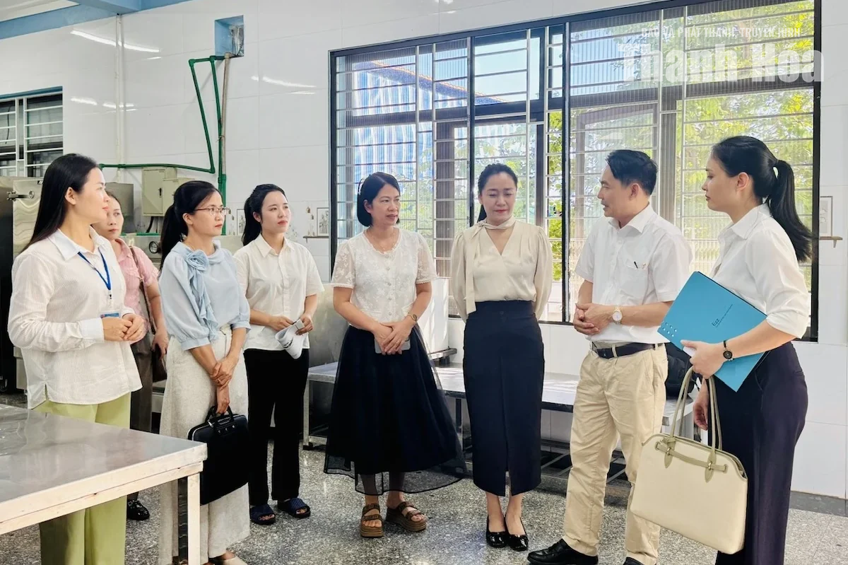 Thẩm định các tiêu chí an toàn thực phẩm nâng cao tại phường Sầm Sơn