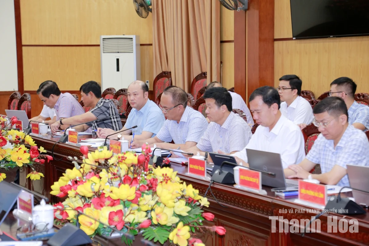 Phó Chủ tịch UBND tỉnh Cao Văn Cường làm việc với đoàn công tác Ngân hàng Thế giới