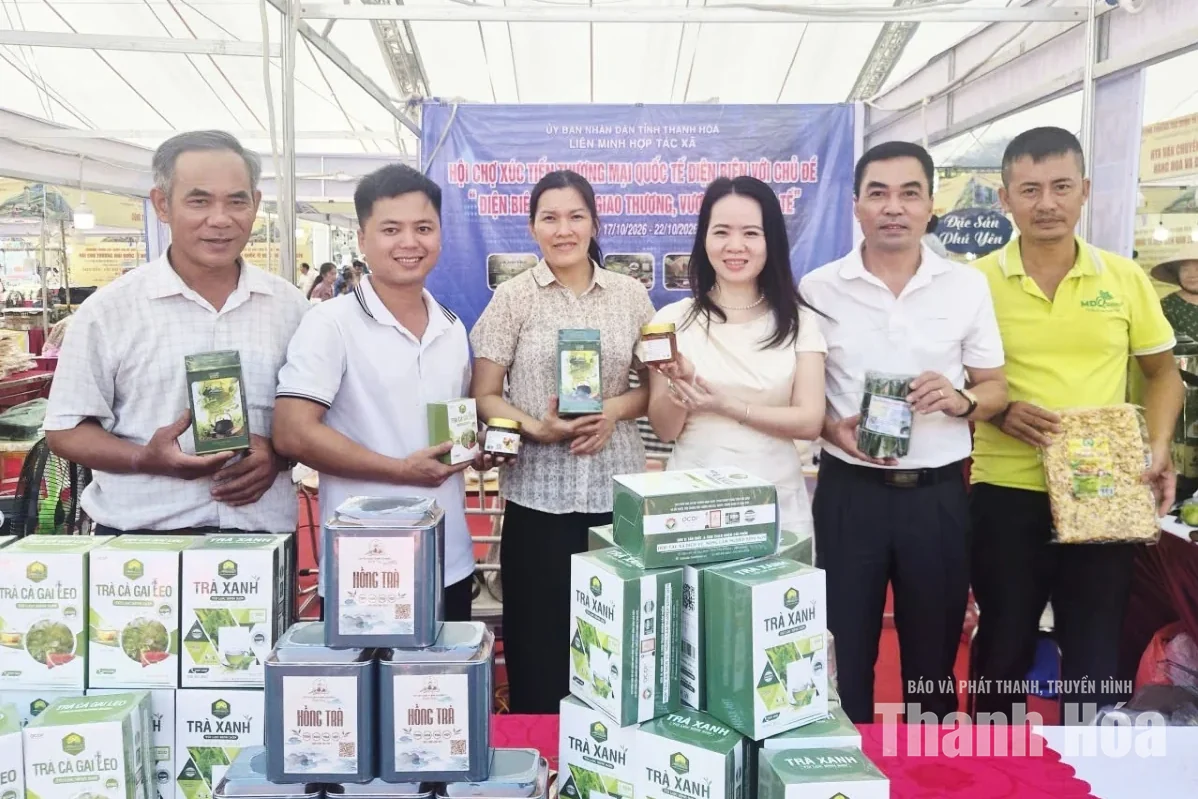 Quảng bá sản phẩm Thanh Hóa tại Hội chợ Thương mại quốc tế Điện Biên