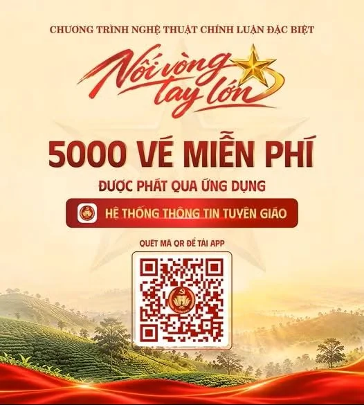Concert Tự hào là người Việt Nam 2026: Nhận vé miễn phí qua app Tuyên giáo