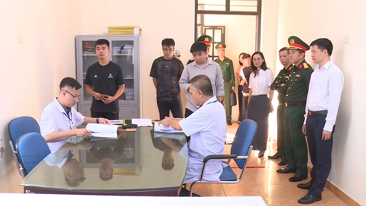 Phường Hạc Thành quyết tâm tuyển quân đúng, đủ, nâng cao chất lượng ngay từ khâu sơ tuyển