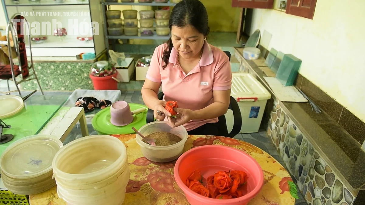 Nghệ thuật chế tác hoa tươi bất tử