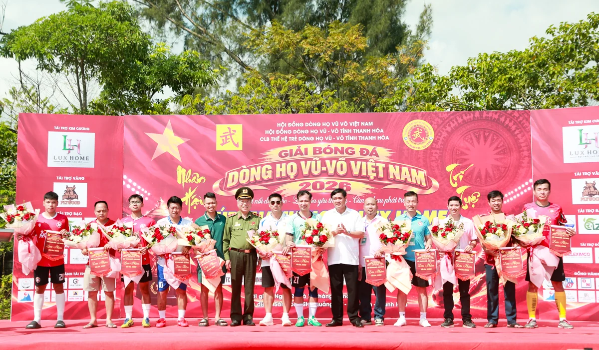 Lan toả tình thân qua Giải bóng đá dòng họ Vũ - Võ Việt Nam