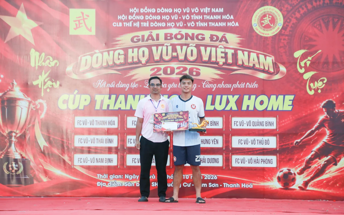Lan toả tình thân qua Giải bóng đá dòng họ Vũ - Võ Việt Nam