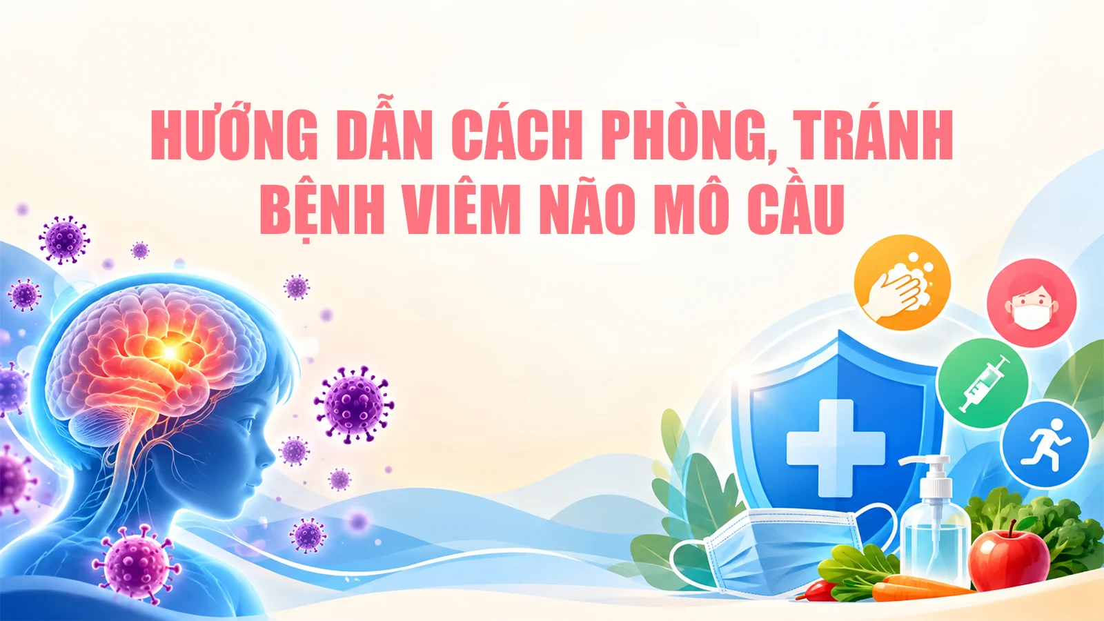 Hướng dẫn cách phòng, tránh bệnh viêm não mô cầu