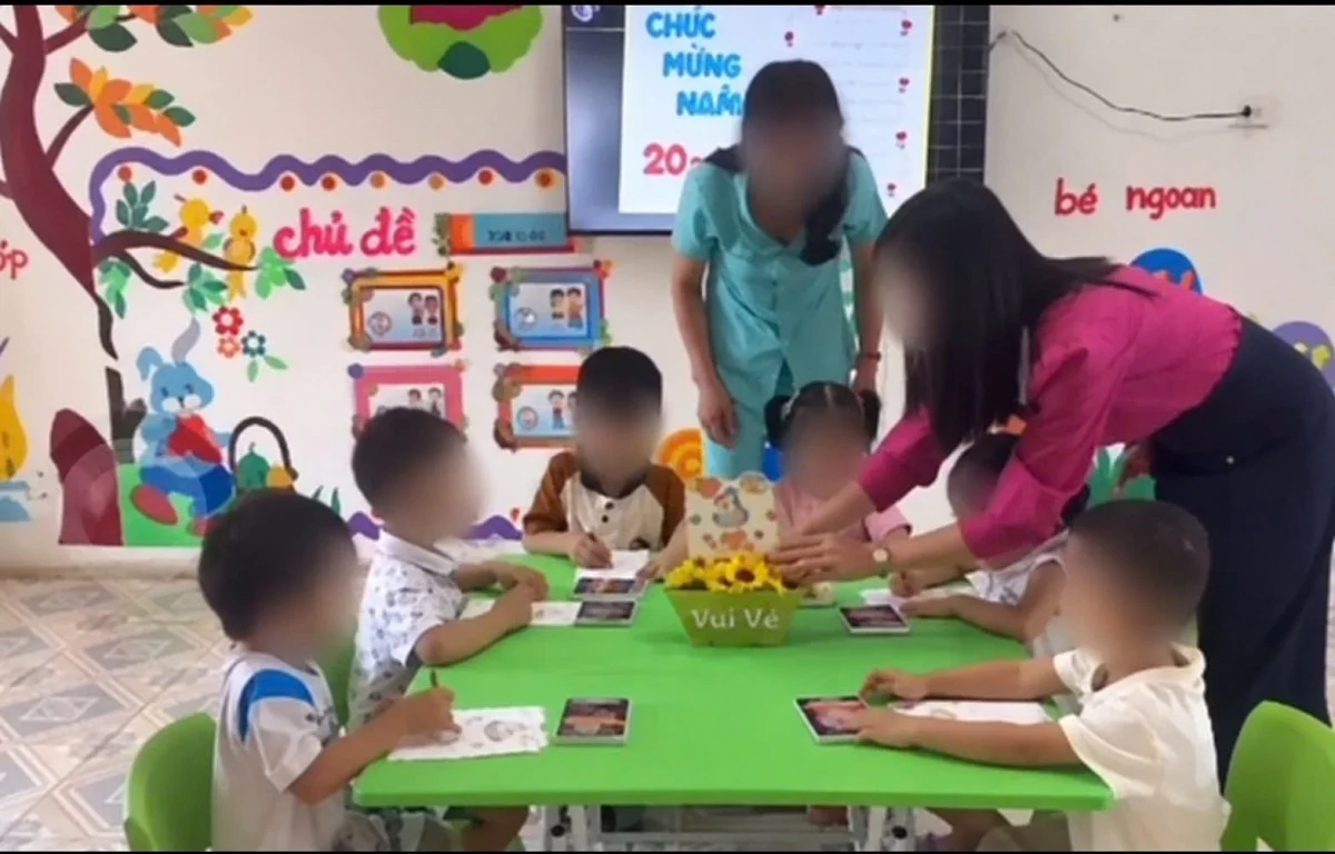 Làm rõ thông tin giáo viên tát học sinh tại Trường Mầm non Hậu Lộc
