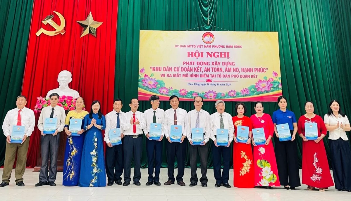 Phường Hàm Rồng phát động xây dựng khu dân cư “Đoàn kết, an toàn, ấm no, hạnh phúc”
