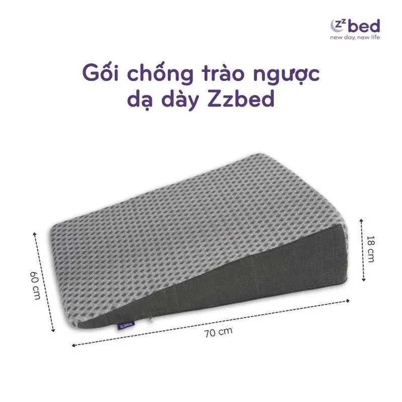 Gối chống trào ngược dạ dày Zzbed – Tiện lợi từ thiết kế đến sử dụng