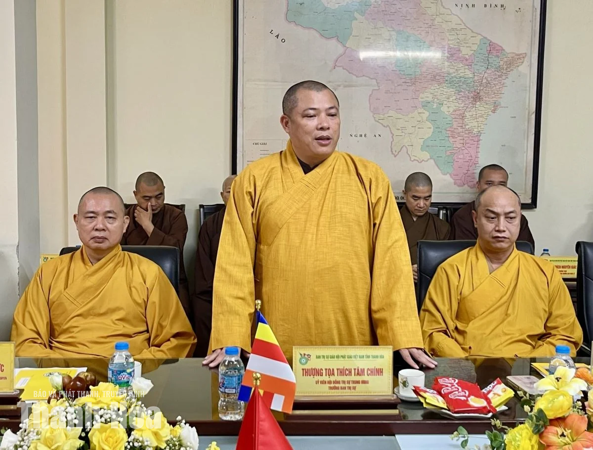Gặp mặt Đoàn đại biểu Phật giáo tỉnh dự Đại hội đại biểu Phật giáo toàn quốc lần thứ X