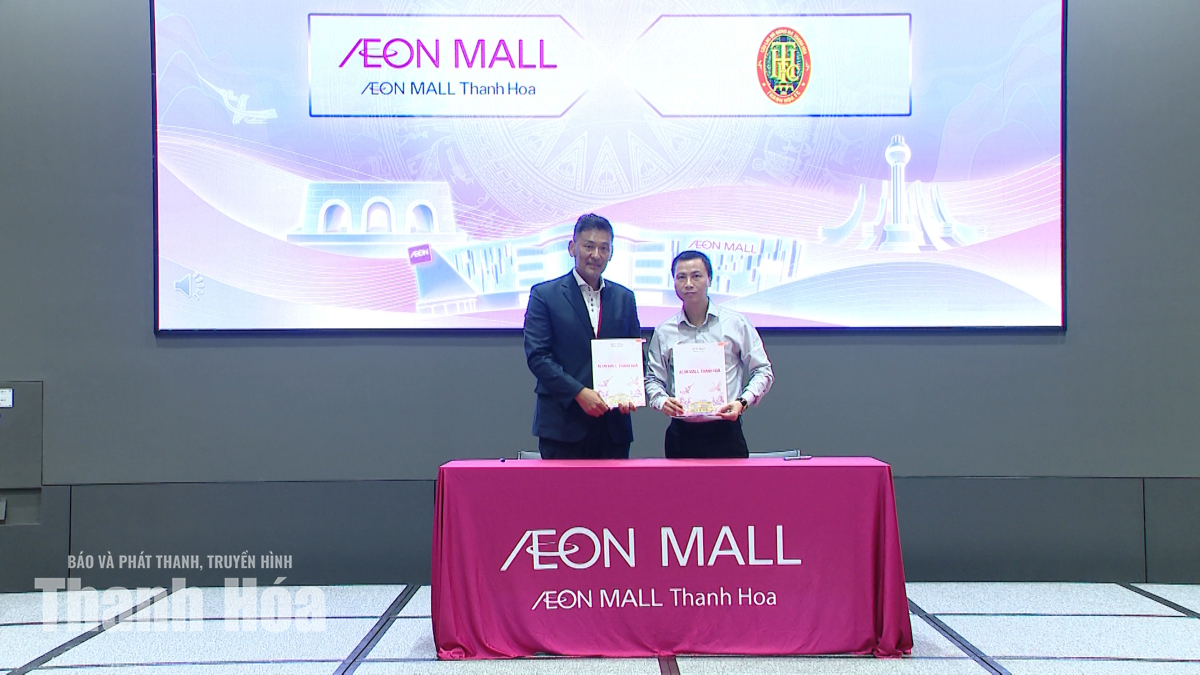 AEON MALL Thanh Hóa ký kết hợp tác cùng các đơn vị, doanh nghiệp địa phương