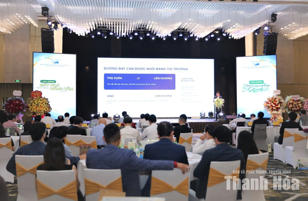 Tăng cường xúc tiến đầu tư, du lịch và kết nối phát triển đường bay Lâm Đồng - Thanh Hóa