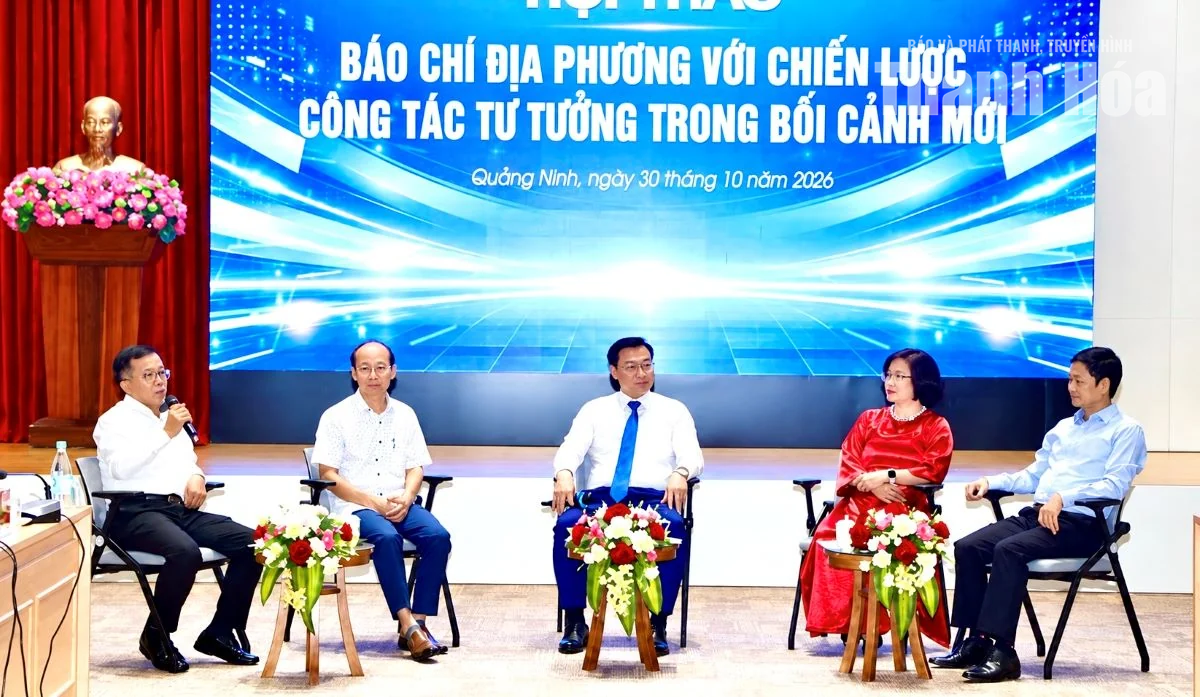 Hội thảo “Báo chí địa phương với chiến lược công tác tư tưởng trong bối cảnh mới”