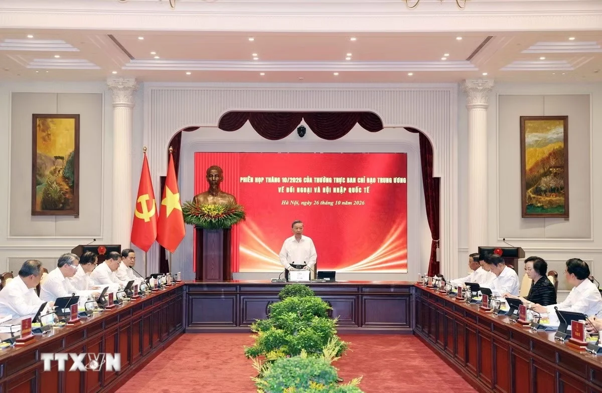 Phiên họp lần thứ nhất của Thường trực Ban Chỉ đạo Trung ương về Đối ngoại và hội nhập quốc tế