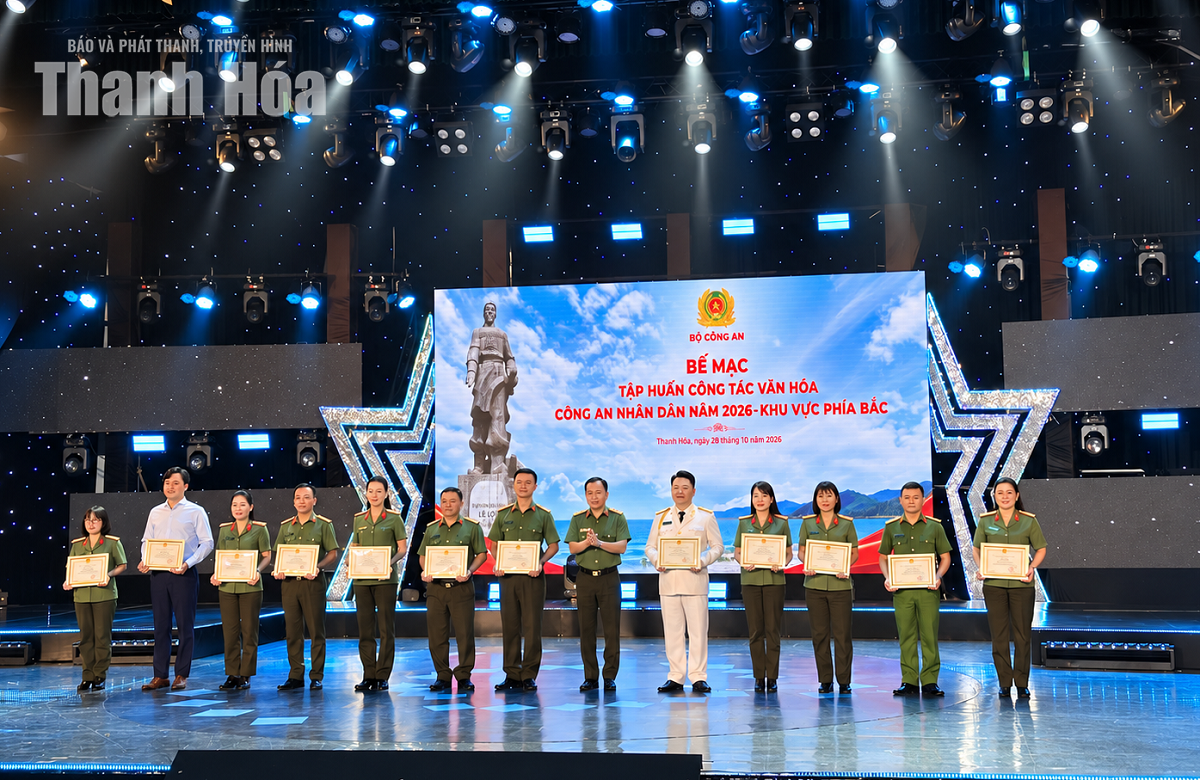 Bế mạc tập huấn công tác văn hóa Công an nhân dân năm 2026 khu vực phía Bắc