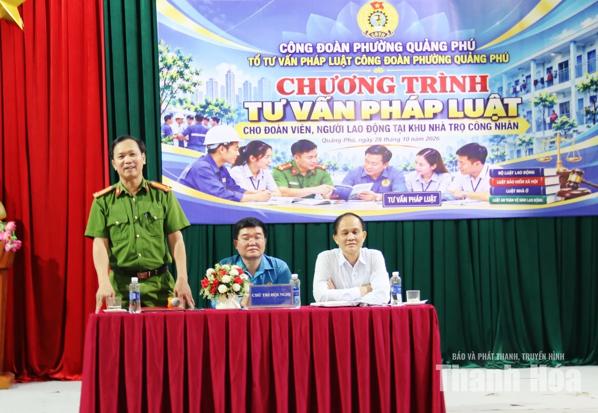 Tư vấn pháp luật cho đoàn viên, người lao động tại nhà trọ