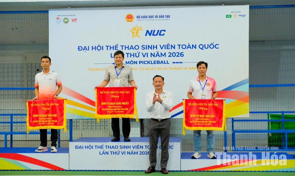Trường Đại học Hồng Đức giành 9 huy chương tại Đại hội Thể thao sinh viên toàn quốc
