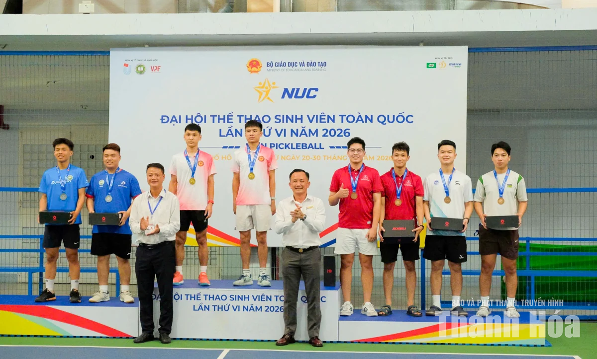 Trường Đại học Hồng Đức giành 9 huy chương tại Đại hội Thể thao sinh viên toàn quốc