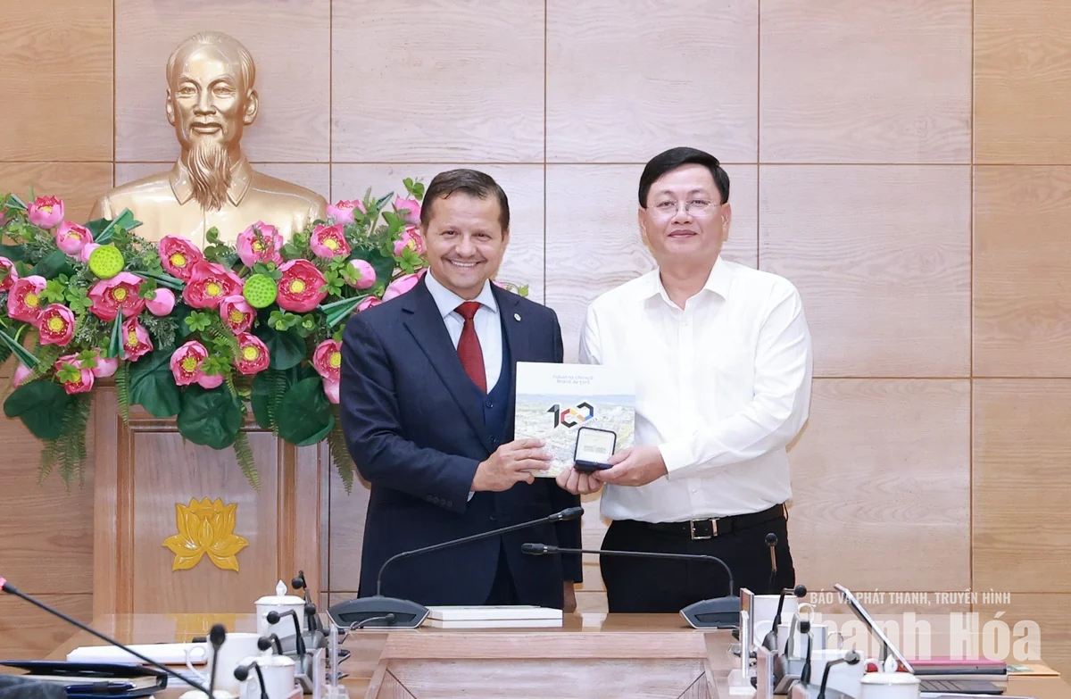 Phó Chủ tịch Thường trực UBND tỉnh Mai Xuân Liêm làm việc với Tập đoàn Chimcomplex