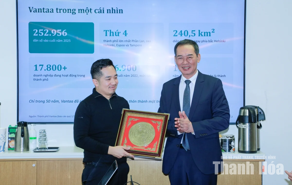 Đoàn công tác tỉnh Thanh Hóa tìm hiểu mô hình chính quyền thành phố Vantaa, Phần Lan