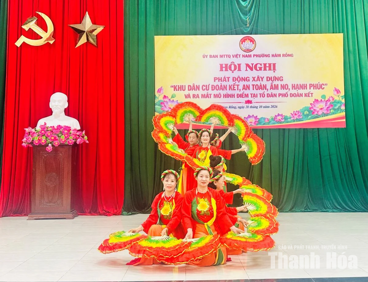 Phường Hàm Rồng phát động xây dựng khu dân cư “Đoàn kết, an toàn, ấm no, hạnh phúc”