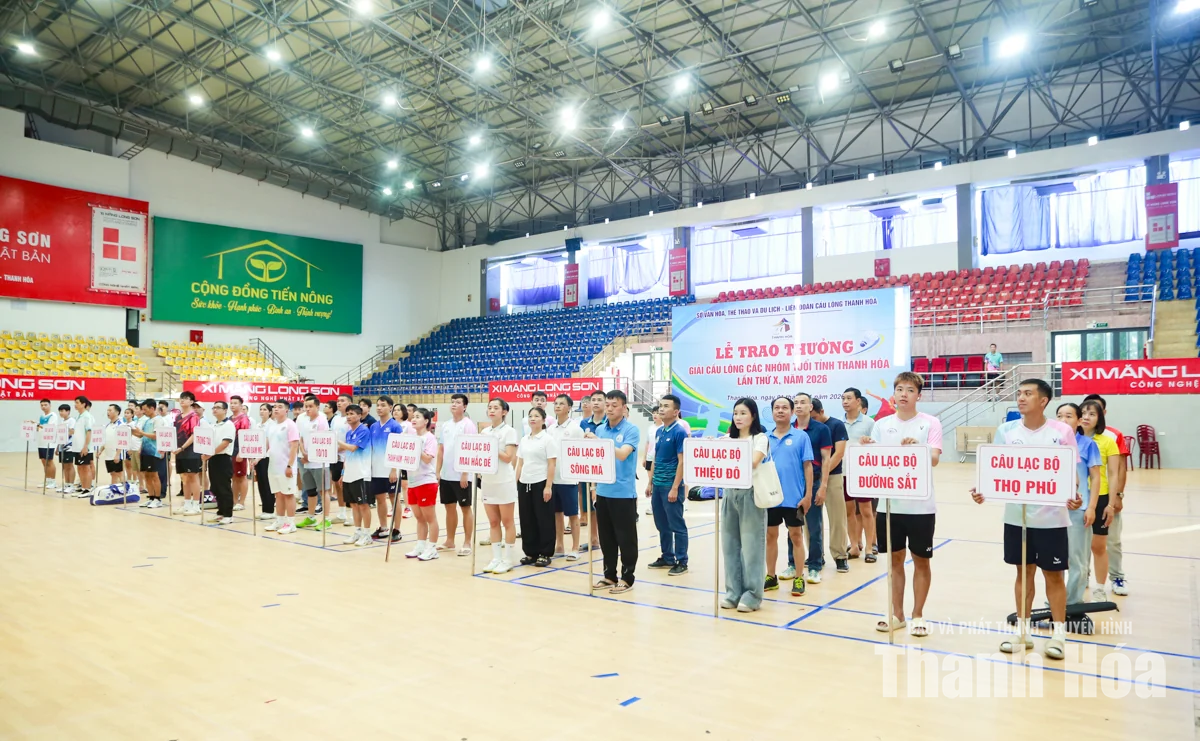 200 vận động viên tranh tài tại Giải cầu lông các nhóm tuổi tỉnh Thanh Hóa