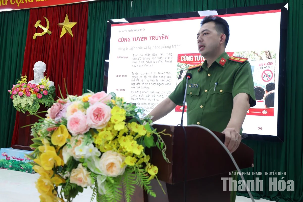 Đông Sơn ra mắt mô hình “5 cùng” trong phòng, chống ma túy