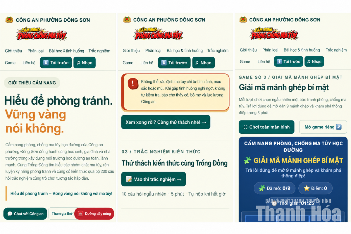 Đông Sơn ra mắt mô hình “5 cùng” trong phòng, chống ma túy